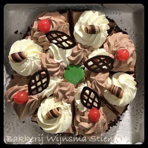 chocoladetaart 8 personen